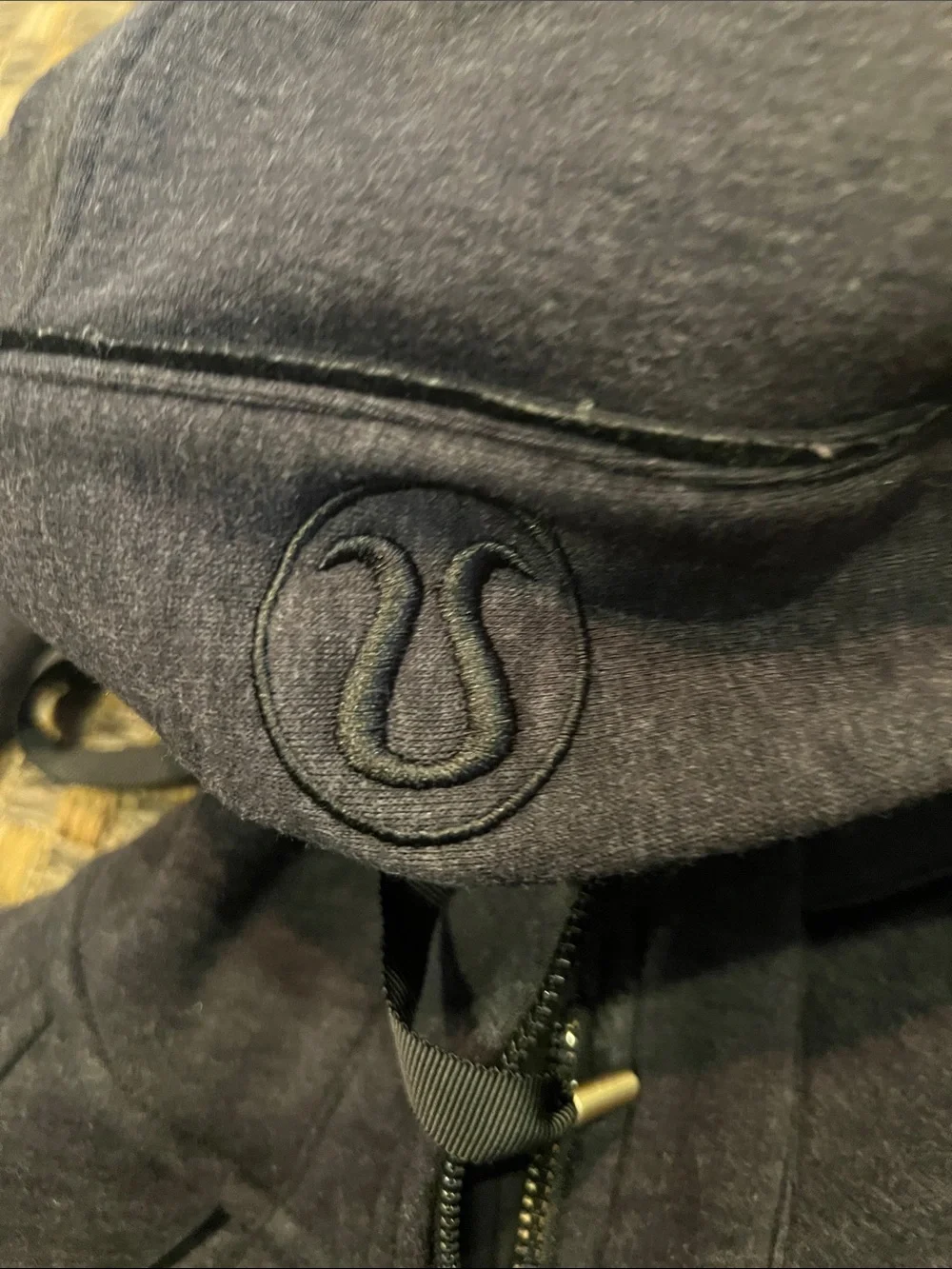 Lululemon Black/ grey Full-Zip Hooded Jacket